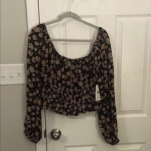 Long sleeve blouse